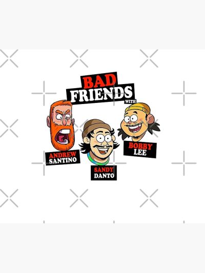 Bad Friends With Andrew Santino Bobby Lee Sandy Danto Tapestry Official Bad Friends  Merch