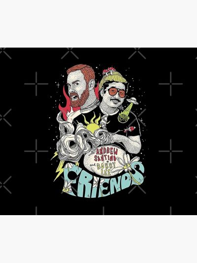 Andrew Santino & Bobby Lee Bad Friends Hosts Tapestry Official Bad Friends  Merch