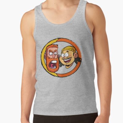 Bad Friends Andrew Santino & Bobby Lee Circle Design Tank Top Official Bad Friends  Merch