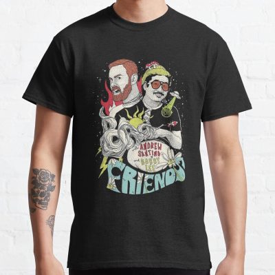 Andrew Santino & Bobby Lee Bad Friends Hosts T-Shirt Official Bad Friends  Merch