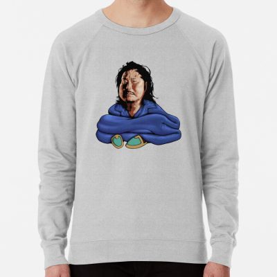 Bobby Lee Caricature With No Bones Wearing Slippers Sweatshirt Official Bad Friends  Merch