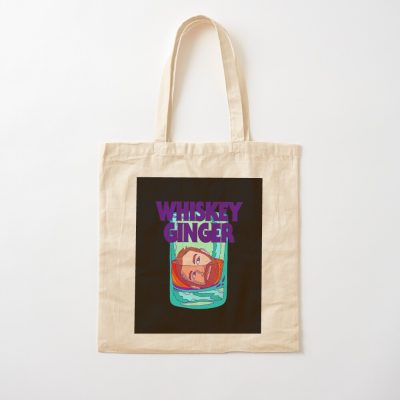 Funny Andrew Santino Cartoon Design Whiskey Ginger Tote Bag Official Bad Friends  Merch