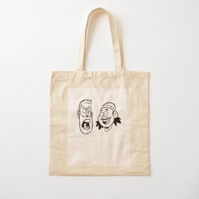 Black And White Art Andrew Santino & Bobby Lee Tote Bag Official Bad Friends  Merch