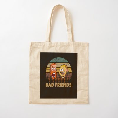 Graphic Funny Design Andrew Santino & Bobby Lee Tv Series Tote Bag Official Bad Friends  Merch