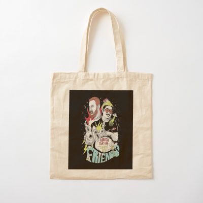 Andrew Santino & Bobby Lee Bad Friends Hosts Tote Bag Official Bad Friends  Merch