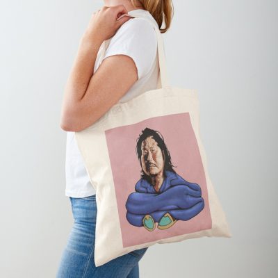 Bobby Lee Caricature With No Bones Wearing Slippers Tote Bag Official Bad Friends  Merch