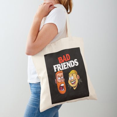 Andrew Santino Bad Friends Podcast Bobby Lee Tote Bag Official Bad Friends  Merch