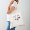 Black And White Art Andrew Santino & Bobby Lee Tote Bag Official Bad Friends  Merch