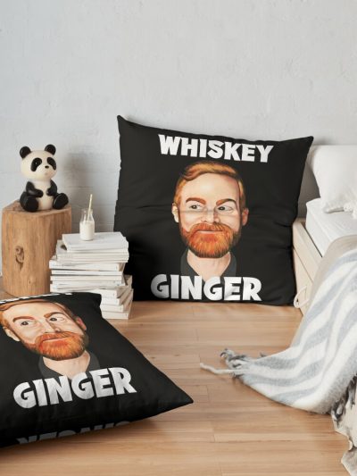 Whiskey Ginger Andrew Santino Throw Pillow Official Bad Friends  Merch