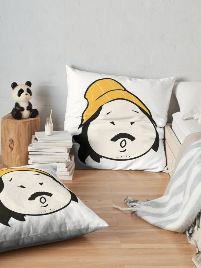 Tigerbelly Bobby Lee Throw Pillow Official Bad Friends  Merch