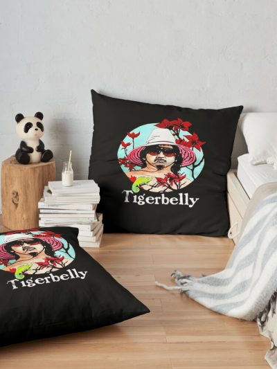 Tigerbelly Throw Pillow Official Bad Friends  Merch