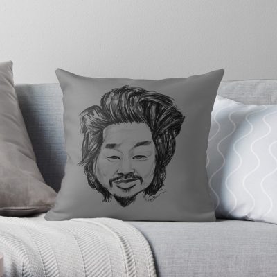 Bobby Lee Throw Pillow Official Bad Friends  Merch