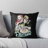 Andrew Santino & Bobby Lee Bad Friends Hosts Throw Pillow Official Bad Friends  Merch