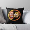  Bad Friends Andrew Santino & Bobby Lee Circle Design Throw Pillow Official Bad Friends  Merch