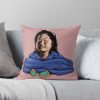 Bobby Lee Caricature With No Bones Wearing Slippers Throw Pillow Official Bad Friends  Merch