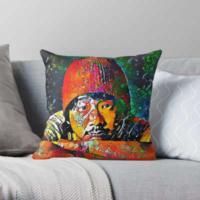 Bobby Lee Portrait Throw Pillow Official Bad Friends  Merch