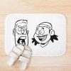 Black And White Art Andrew Santino & Bobby Lee Bath Mat Official Bad Friends  Merch