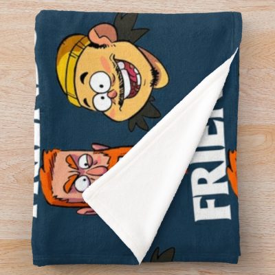 Bad Friends Podcast Og Throw Blanket Official Bad Friends  Merch