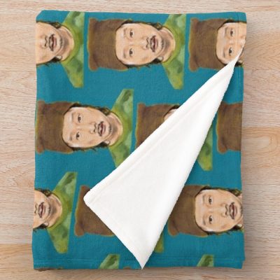 Bad Friends Podcast - Bobby Lee - Andrew Santino Throw Blanket Official Bad Friends  Merch