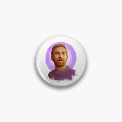 Andrew Santino - Famous Standup Comedian Portraits Pin Official Bad Friends  Merch