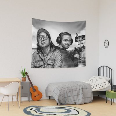 Bad Friends Podcast Tapestry Official Bad Friends  Merch