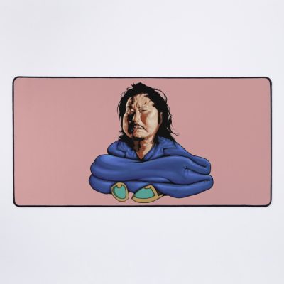 Bobby Lee Caricature With No Bones Wearing Slippers Mouse Pad Official Cow Anime Merch