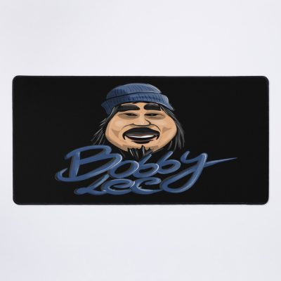 Bobby Lee With Blue Beanie Illustration (Black Base) Mouse Pad Official Cow Anime Merch