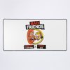 Bad Friends Podcast - Bobby Lee - Andrew Santino Mouse Pad Official Cow Anime Merch